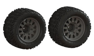 Arrma dBoots 'Katar' Tire Set Glued 2pcs ARA-1553