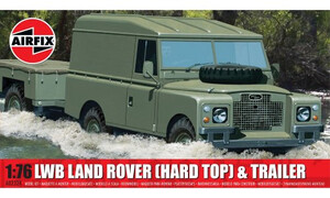 Airfix LWB Land Rover (Hard Top) & Trailer A02324