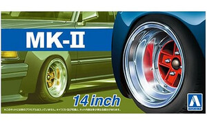 Aoshima Mark II 14 Inch Wheel Set A005388