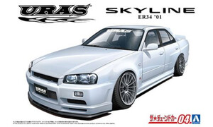 Aoshima Uras ER34 Skyline Type-R '01 (Nissan) A005534