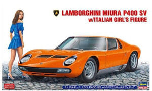 Hasegawa 1/24 Lamborghini Miura P400 SV W/Italian Girl S Figure H20423