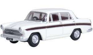 Oxford Diecast Austin Cambridge Snowberry White/embassy Maroon 76ACF007