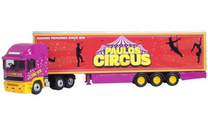 Oxford Diecast Paulos Circus ERF EC Box Trailer 76EC005