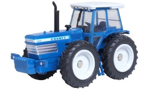 Oxford Diecast Blue Ford County Tractor 76FCT001