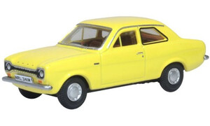 Oxford Diecast Ford Escort Mk1 Daytona Yellow 76FE004