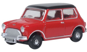 Oxford Diecast Austin Cooper Mini Tartan Red/Black 76MN012