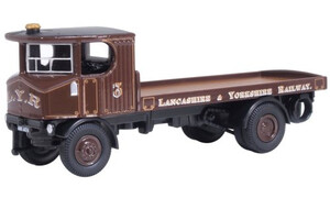 Oxford Diecast Lancashire & Yorkshire Railway Sentinel Flatbed 76SEN003