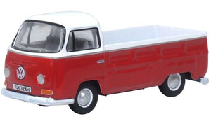 Oxford Diecast VW Bay Window Pick Up Poppy Red/White 76VW033