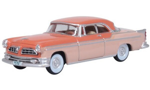 Oxford Diecast 1955 Chrysler New Yorker Deluxe Coupe St. Regis Desert Sand /Canyon Tan 1:87 87CNY55002