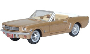 Oxford Diecast 1965 Ford Mustang Convertible Prairie Bronze 87MU65007