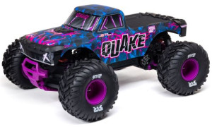 Arrma Quake BLX DSC Brushless Monster Truck, Purple ARA3537T3