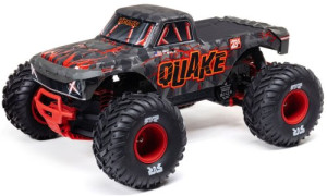 Arrma QUAKE 223S DSC 2WD Brushless Monster Truck, Red ARA3537T1