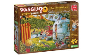 Holdson JUM00016 Wasgij Retro Original 7 – 1000pc puzzle imagining the Mountie’s view in Bear Necessities