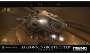 Meng 1/72 Dune Harkonnen Ornithopter Plastic Model Kit DS-009