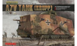Meng 1/35 German A7V Tank(Krupp) Plastic Model Kit TS-017
