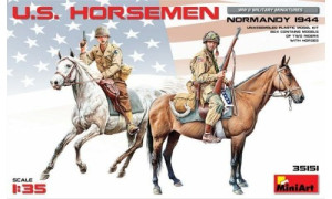MiniArt 35151 U.S. Horsemen. Normandy 1944 1/35 Plastic Model Kit