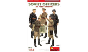 MiniArt 35365 Soviet Officers at Field Briefing, Special Edition 1/35 Plastic Model Kit