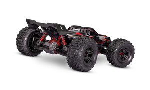 Traxxas Sledge 6S RC Truck - Red 95096-4 Rear-Right