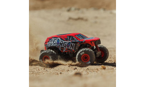 Arrma Gorgon Grom Red Edition – 1/16 scale monster truckARA2130T2 – mini RC truck with clipless red body