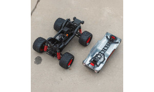 ARA2137T1 – mini RC truck with clipless red body