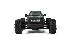 Arrma Big Rock 223S DSC 4X4 RC Monster Truck, Green ARA4312V4T2 Front