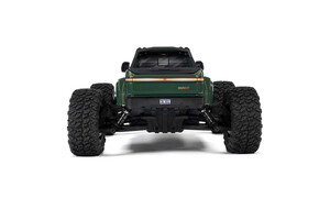 Arrma Big Rock 223S DSC 4X4 RC Monster Truck, Green ARA4312V4T2 Rear