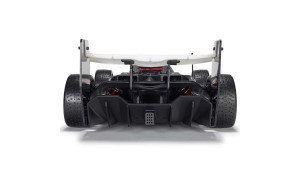 LIMITLESS 8S RC car – EXB drivetrain, dual cooling fans, and low-drag body design