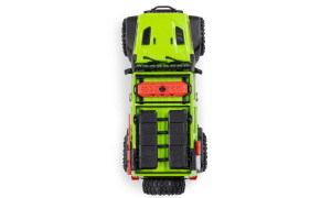 Axial SCX30 1/30 Jeep Wrangler JLU Green RTR rock crawler with detailed wheels, suspension and bodywork