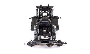 Axial AXI-2755 SCX10 III 1/10 builder’s kit showcasing modular assembly and trail-ready crawler engineering