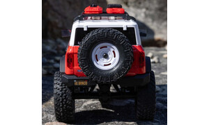 Axial AXI00006V2T6 1/24 SCX24 Ford Bronco Heritage Edition 4X4 RTR - Red Extreme Terrain RC Truck