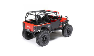 Axial 1/10 SCX10 III Jeep CJ-7 red RTR crawler AXI03008V2T1 featuring scale realism and capable off-road performance
