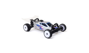 Losi 1/24 Micro-B 2WD Buggy RTR - Silver Ready-to-Run RC Car