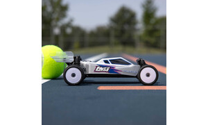 Micro-B 2WD Buggy RTR Losi 1/24 Scale Silver Compact Racing Model