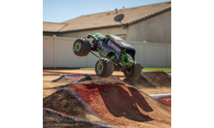 Losi LMT 2.0 1/8 Grave Digger 4X4 Brushless Monster Truck RTR Green with Spektrum DRIVE freestyle mode
