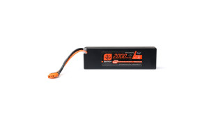 Spektrum 11.1V 2000mAh 3S 30C Smart G2 LiPo Battery with IC2 connector, black casing, Smart Technology label and compact 3S pack design