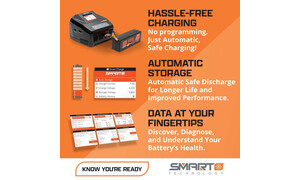 Spektrum 11.1V 5000mAh 3S 30C Smart G2 Hardcase LiPo Battery: IC5 SPMX53S30H5 Details