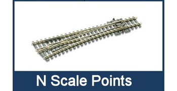 N Scale Points Turnouts