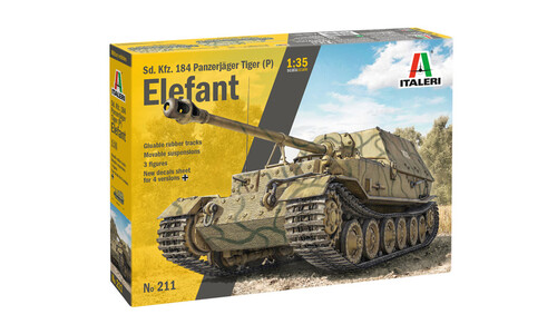Italeri ELEFANT Sd. Kfz.184 Panzerjager Tiger (P) 0211S
