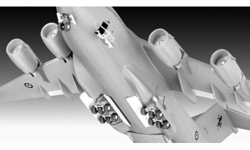 Revell 03747 Boeing C-17A Globemaster III 1/144 scale with accurate proportions, crisp moulding and modern airlift aircraft design