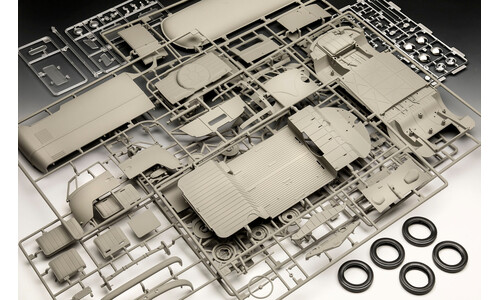 VW T1 Panel Van - 75 Years of the VW T1 Revell 07742 1/16 Scale Display Model
