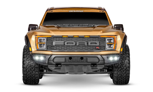 Traxxas FOX Gold Raptor – 4S brushless RC truck with Velineon 540XL motor and VXL-4s ESC