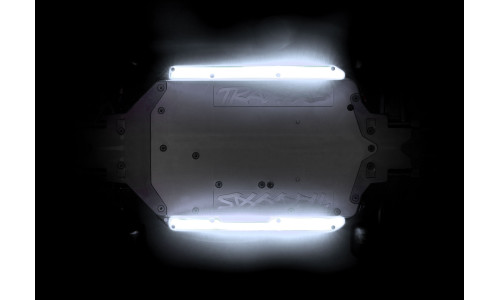 Traxxas 4-Tec white underbody LED light kit (10590-WHT) with plug-and-play installation for RC street cars