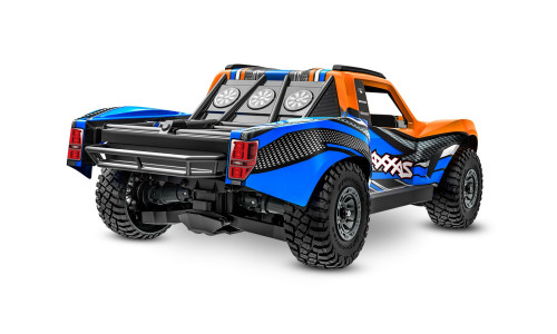 Traxxas Mini Slash – Orange brushless RC truck with BFGoodrich KM3 tyres and USB-C charger included