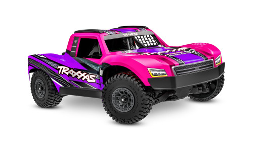 Brushless Mini Slash – ready-to-run RC truck with 2S LiPo battery and USB-C fast charger included