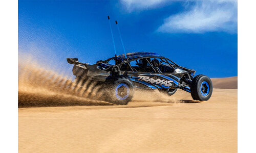 Traxxas Funco Pro Scale Sand Car X-Series Brushless 2WD Buggy - Blue X-Series Long-Travel Suspension