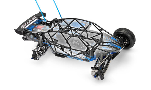 Traxxas Funco Pro Scale Sand Car 2WD RC Buggy - Red X-Series Long-Travel Suspension