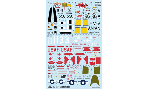 Italeri A-26 B Invader Decals