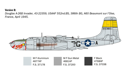 Italeri A-26 B Invader Version B