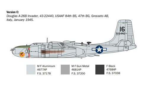 Italeri A-26 B Invader Version C