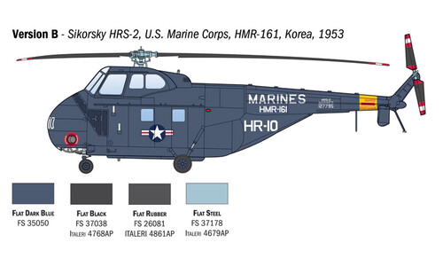 Italeri HO4S-3 / HAS.7 / H-19 Chickasaw 1476 Version B